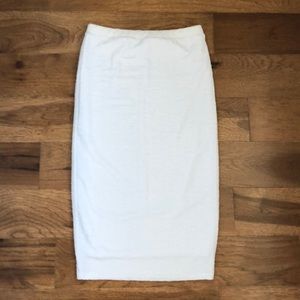 White long skirt